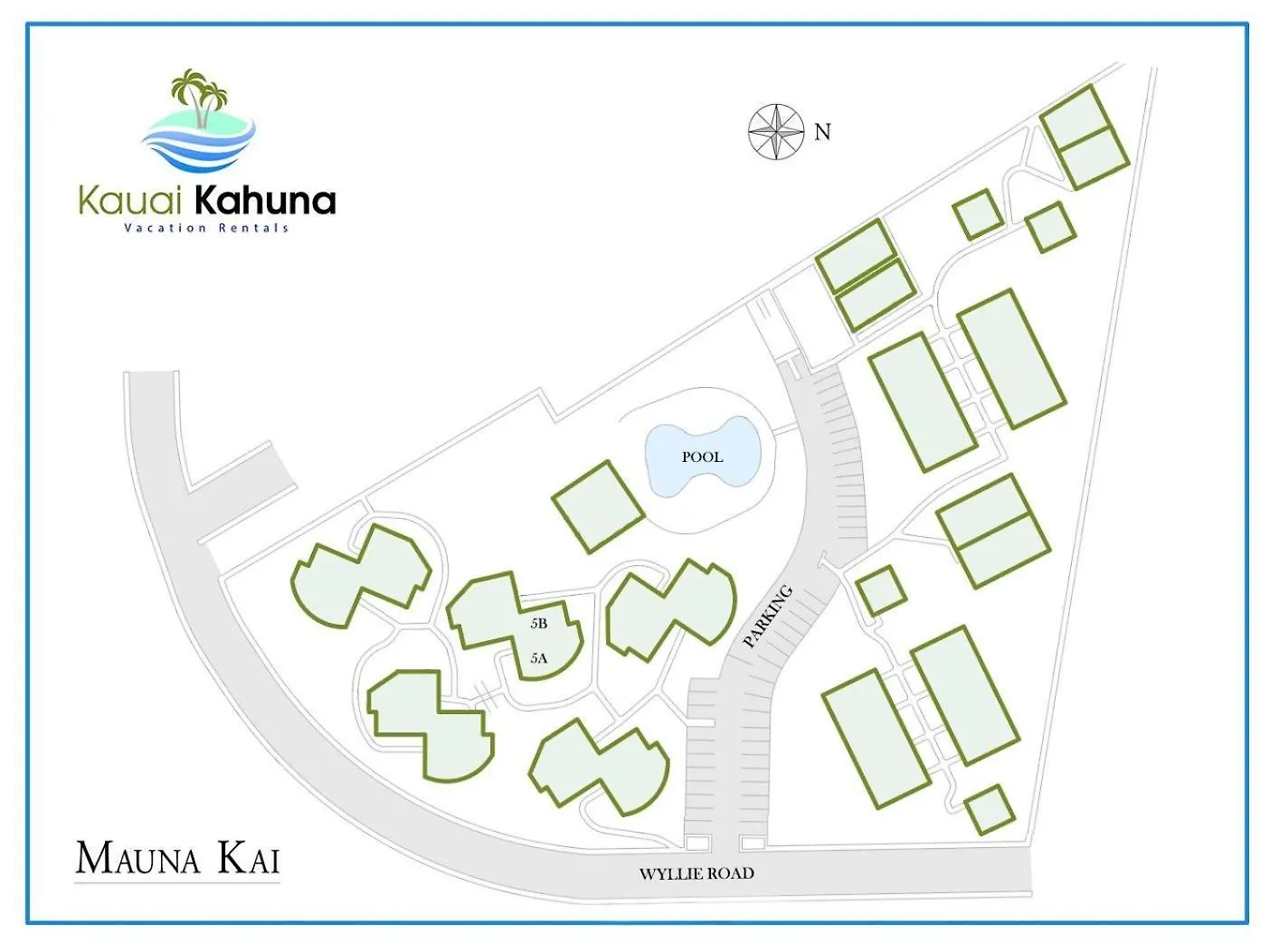 Mauna Kai 5A Princeville Apartman